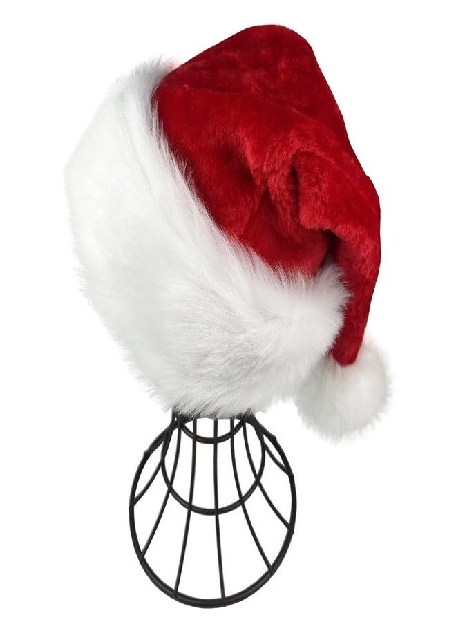 OLLULL Red Deluxe Kids Santa Hat for Colorful And Funny Christmas Theme Ages 6+ - Image 1